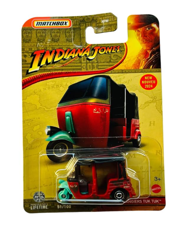 Matchbox Indiana Jones Mbx Tangiers Tuk Tuk 2024 Toy Car
