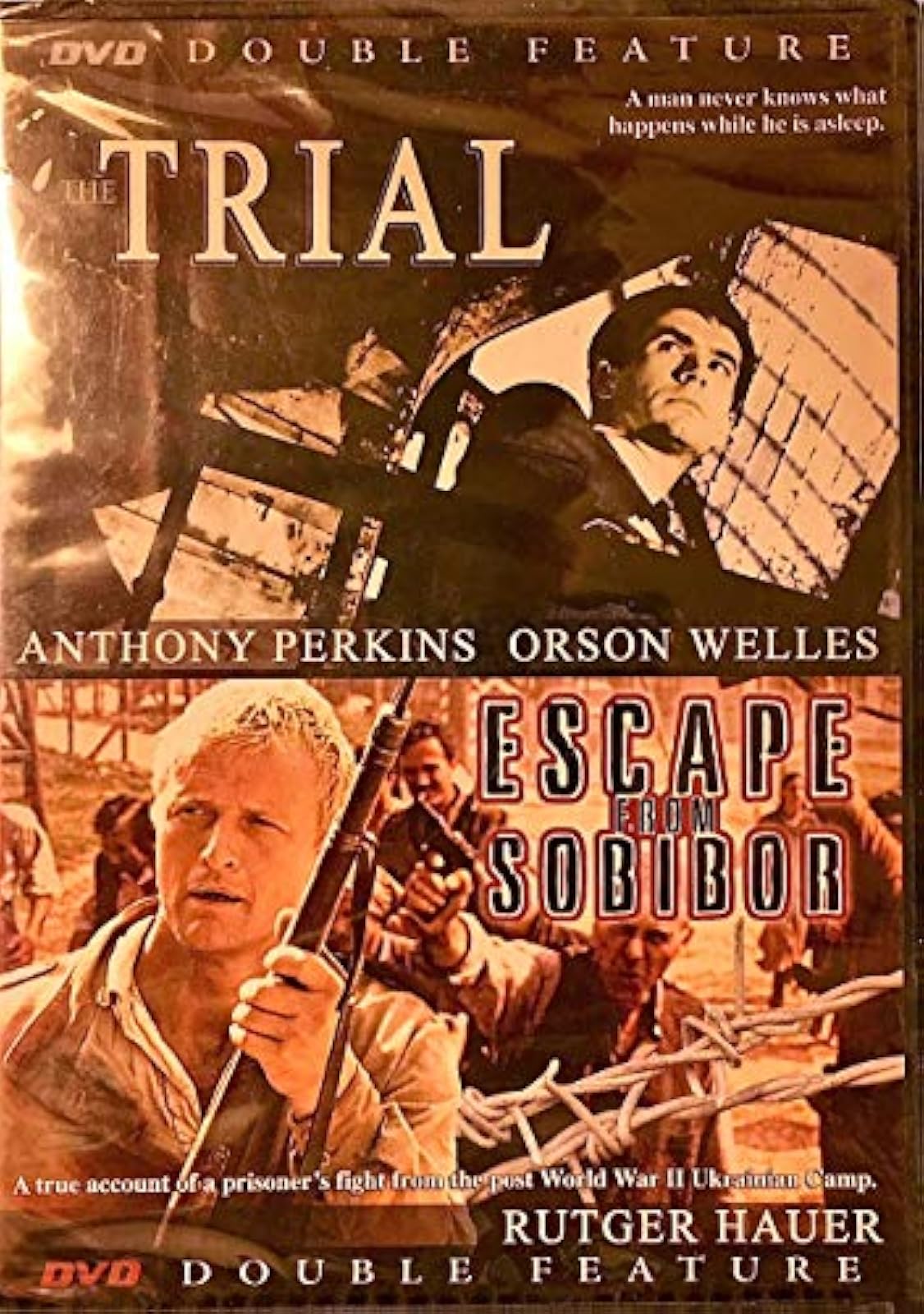 The Trial/ Escape From Sobibor On DVD With Anthony Perkins Movie