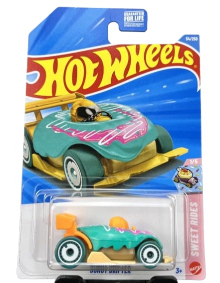 Hot Wheels Donut Drifter Teal Icing Sweet Rides 1/5 54/250 1:64 Scale