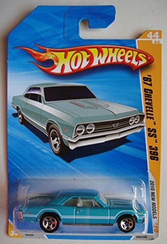 Image 0 of Hot Wheelss Teal '67 Chevelle Ss 396 44/44 5 Spoke Toy Car