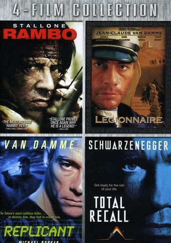 Image 0 of 4-FILM Collection Rambo / Legionnaire / Replicant / Total Recall On
