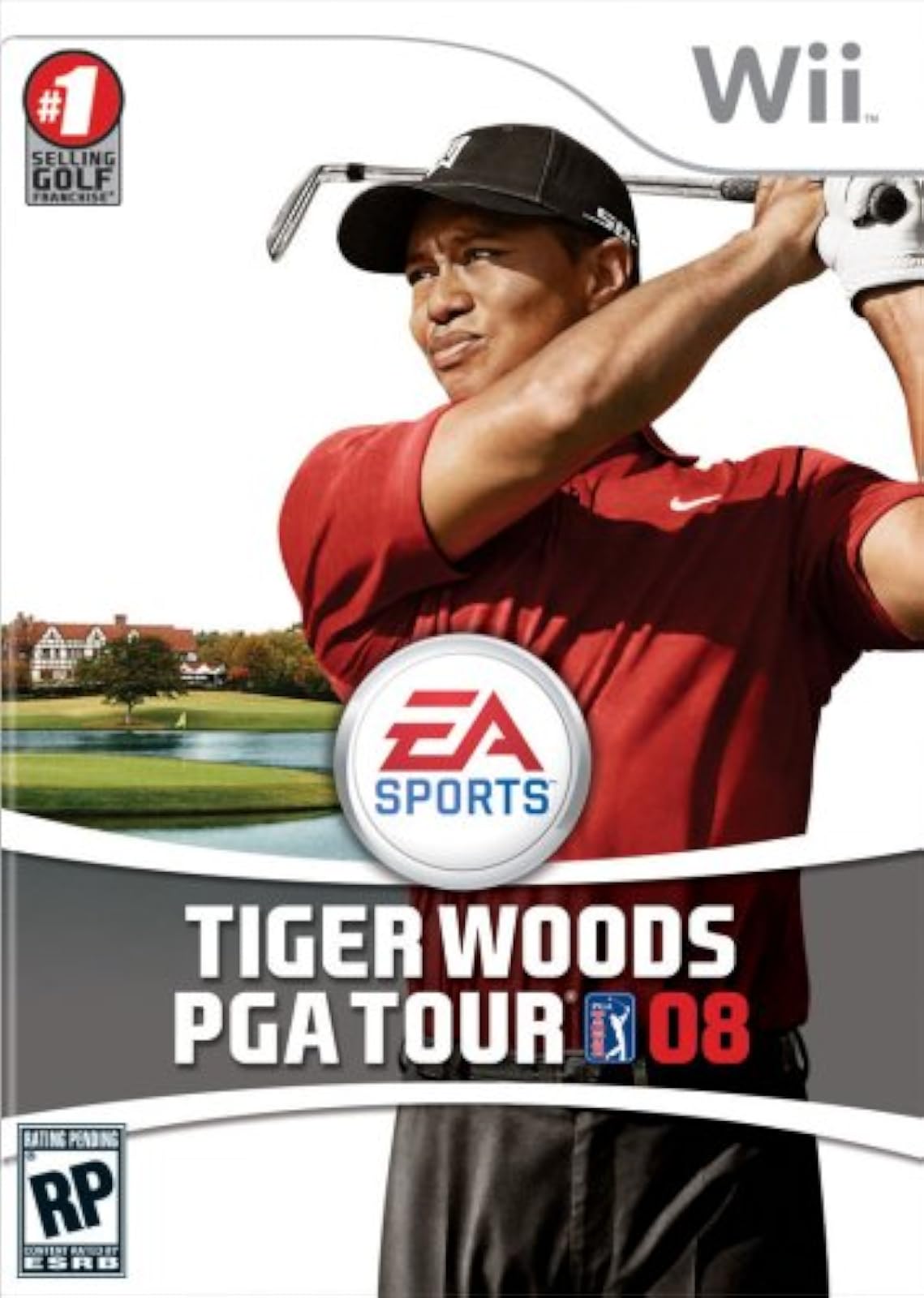 Image 0 of Tiger Woods PGA Tour 08 For Wii Golf With Manual and Case