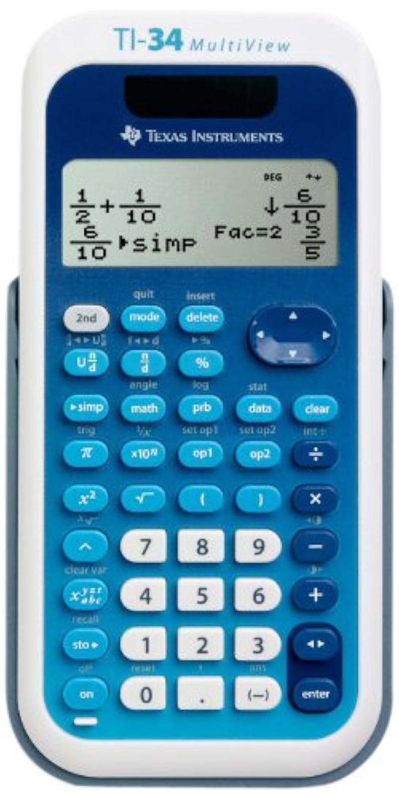 Texas Instruments TI-34 Multiview Scientific Calculator Handheld 34MV