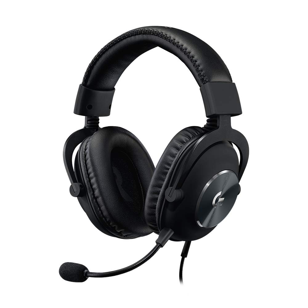 Logitech G Pro X Wired Gaming Headset: Blue Vo!ce Detachable Boom Mic