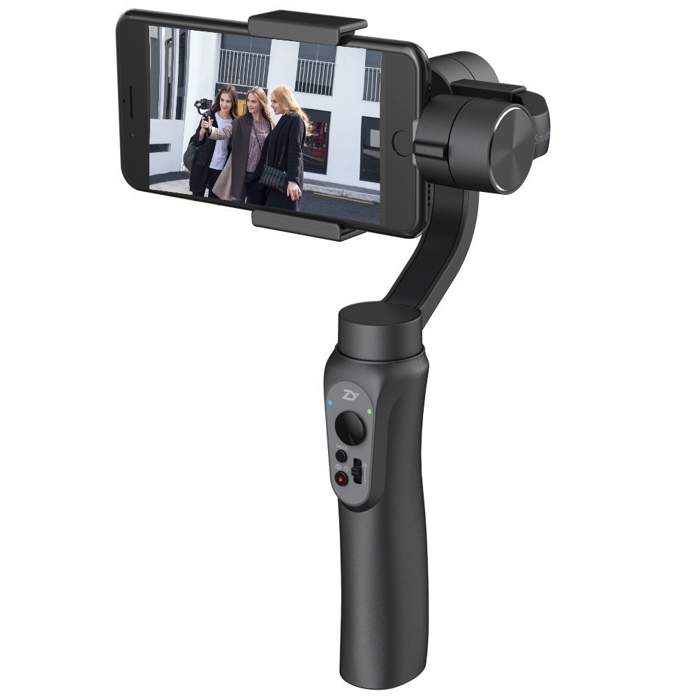 Zhiyun Smooth-Q Black 3-AXIS Handheld Gimbal Stabilizer For 6 Inch