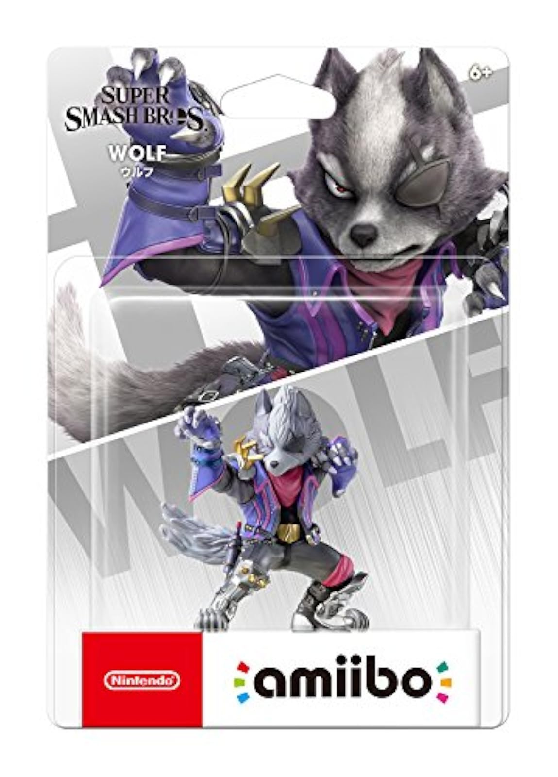 Image 2 of Nintendo Amiibo Wolf Super Smash Bros Series Nintendo Switch Figure
