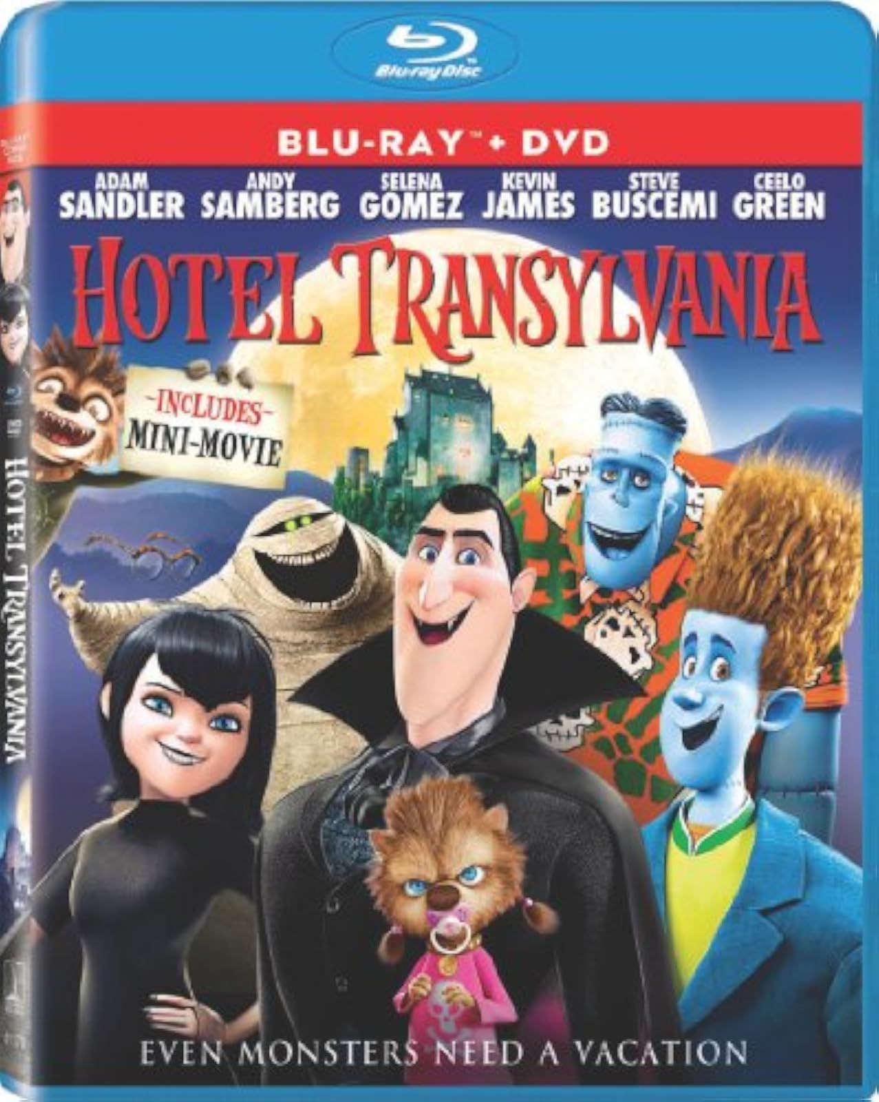 Hotel Transylvania On Blu-Ray With Adam Sandler Selena Gomez Ceelo