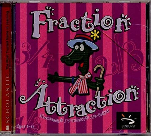 Image 0 of Scholastic: Fraction Attraction For Ages 8-13 Software Black Album