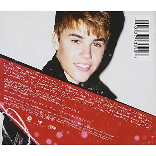 Image 2 of Under The Mistletoe By Justin Bieber On Audio CD Album Holiday 2011