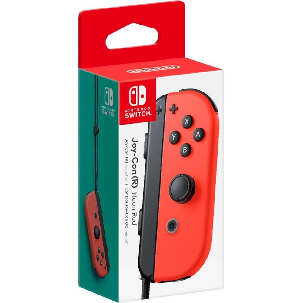 Nintendo Joy-Con Neon Red Switch For Nintendo Switch Gamepad Joycon