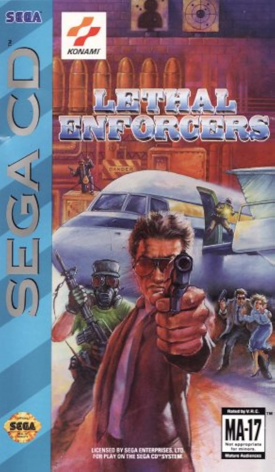 Lethal Enforcers For Sega CD Shooter