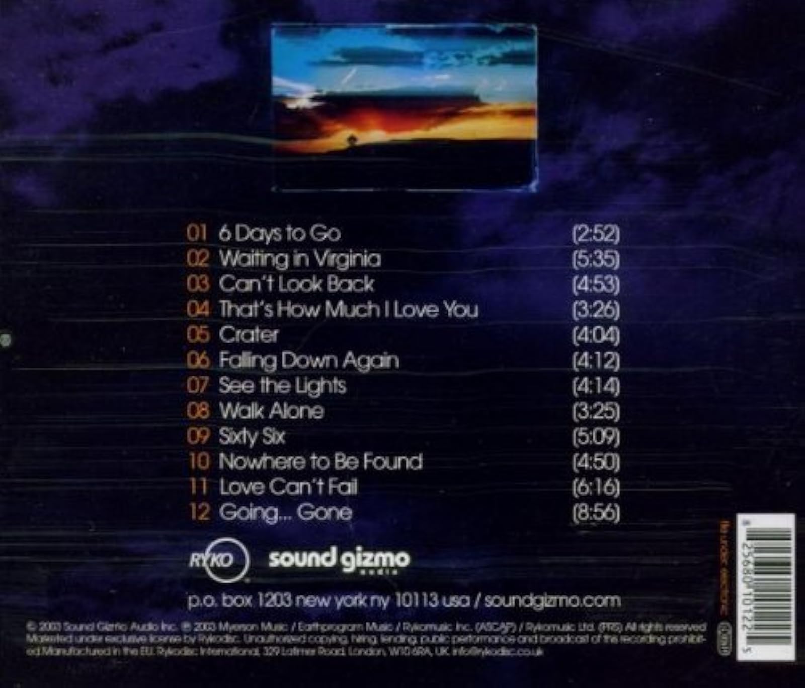 Image 2 of Sky City Going Gone By Jamie Myerson On Audio CD Album 2003