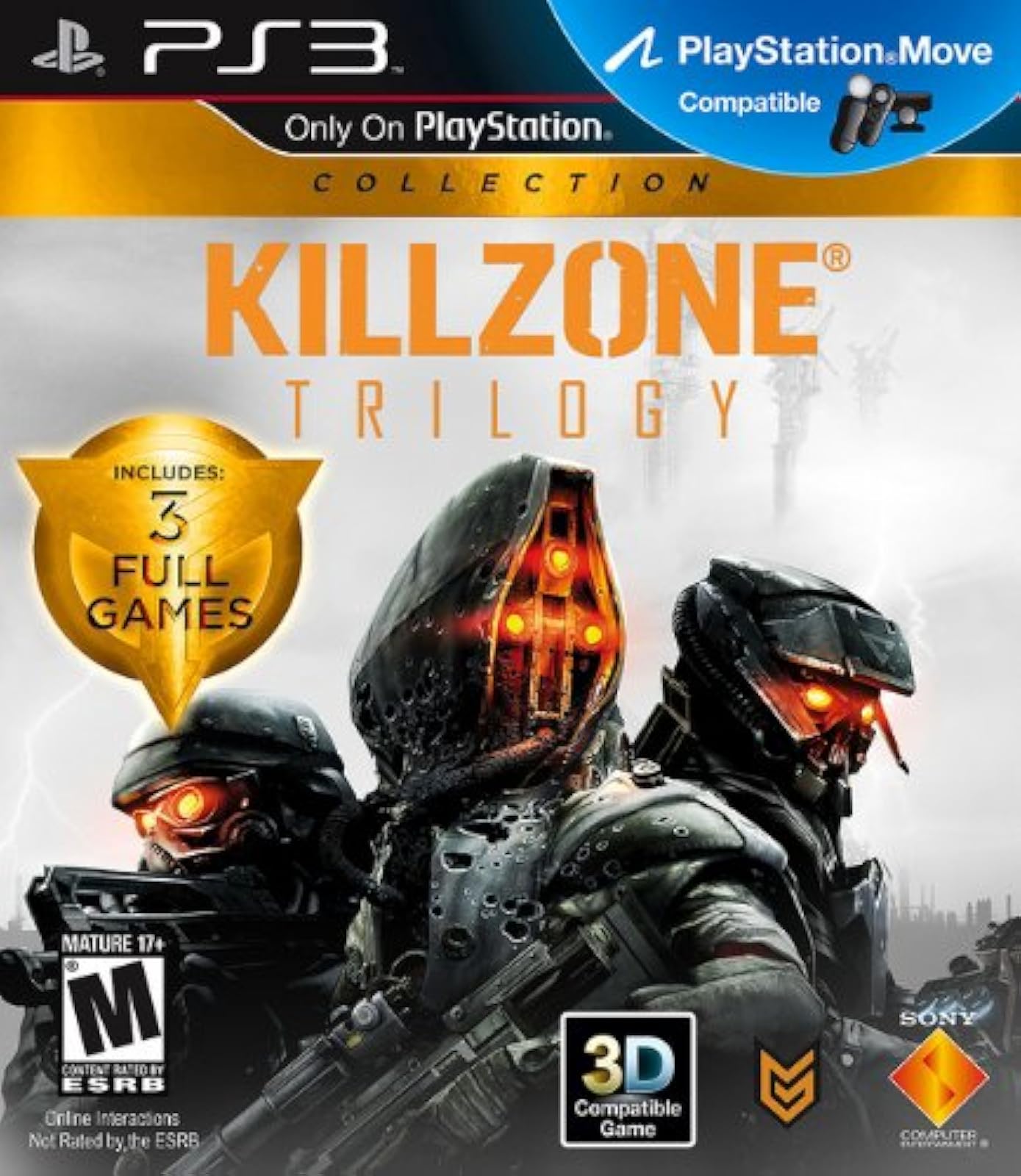 Image 0 of PS3 Killzone Trilogy Collection 2 Disc For PlayStation 3 Shooter 