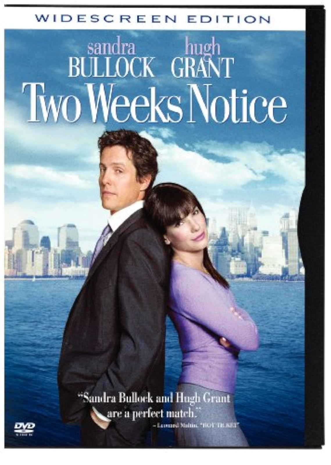 Two Weeks Notice Widescreen On DVD With Sandra Bullock And Hugh Grant