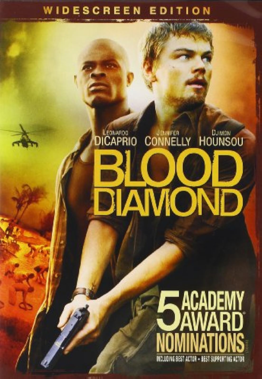 Image 0 of Blood Diamond Widescreen On DVD With Leonardo DiCaprio Djimon Hounsou