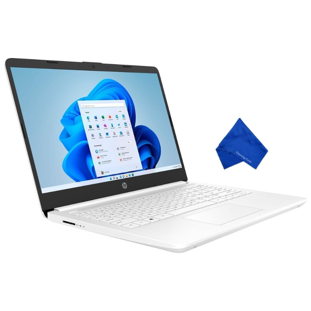 Image 0 of HP 14-DQ3000DX 14 Inch HD Laptop Intel Celeron N4500 4GB DDR4 RAM 64GB Emmc Inte