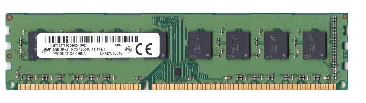 8GO RAM PC Bureau Micron MT16JTF1G64AZ-1G6E1 DDR3 PC3-12800U 2RX8 1600MHZ CL11