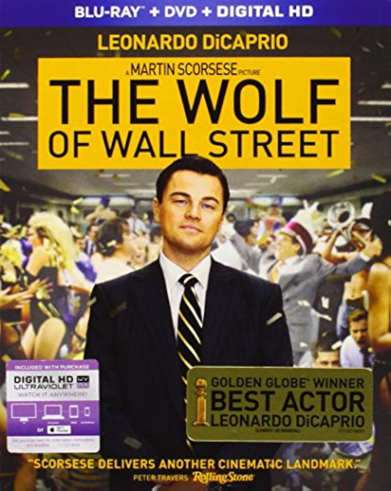 Wolf Of Wall Street On Blu-Ray With Leonardo DiCaprio Margot Robbie