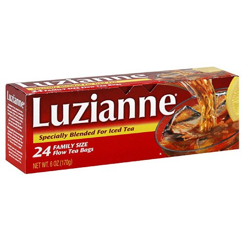 Luzianne Iced Tea Bags 24 Ct Box Made In USA 6 oz.