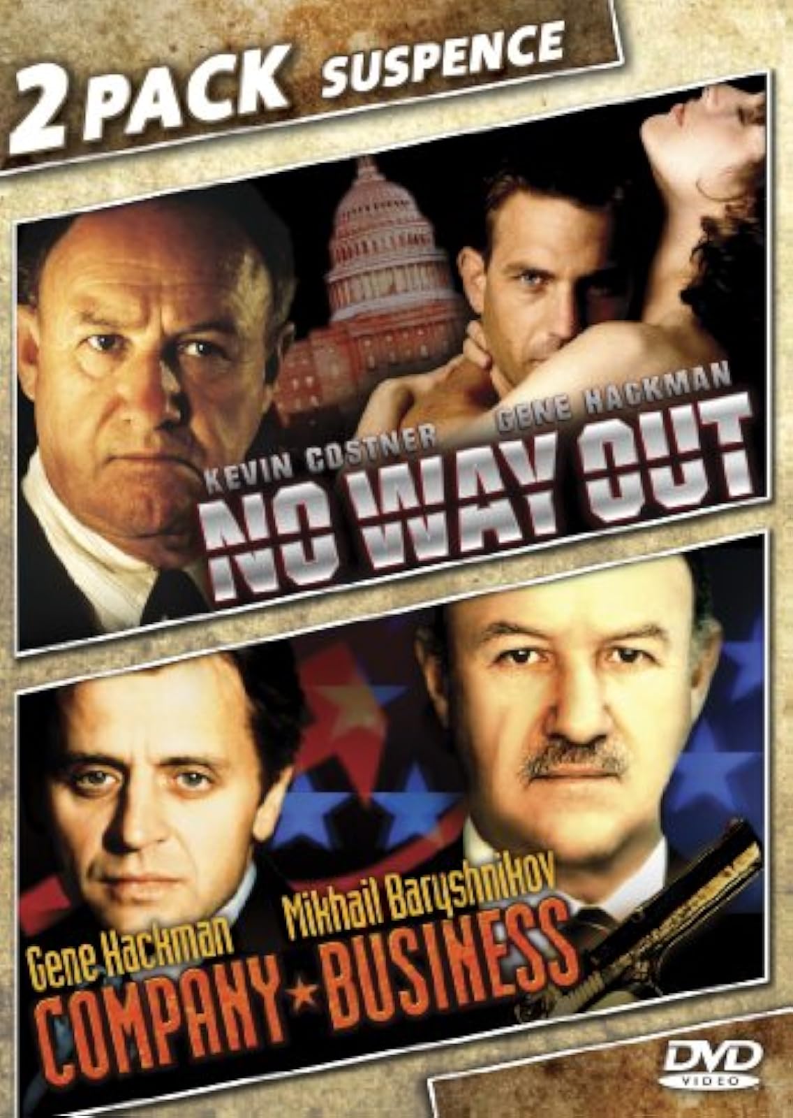 No Way Out / Company Business On DVD With Gene Hackman Mikhail