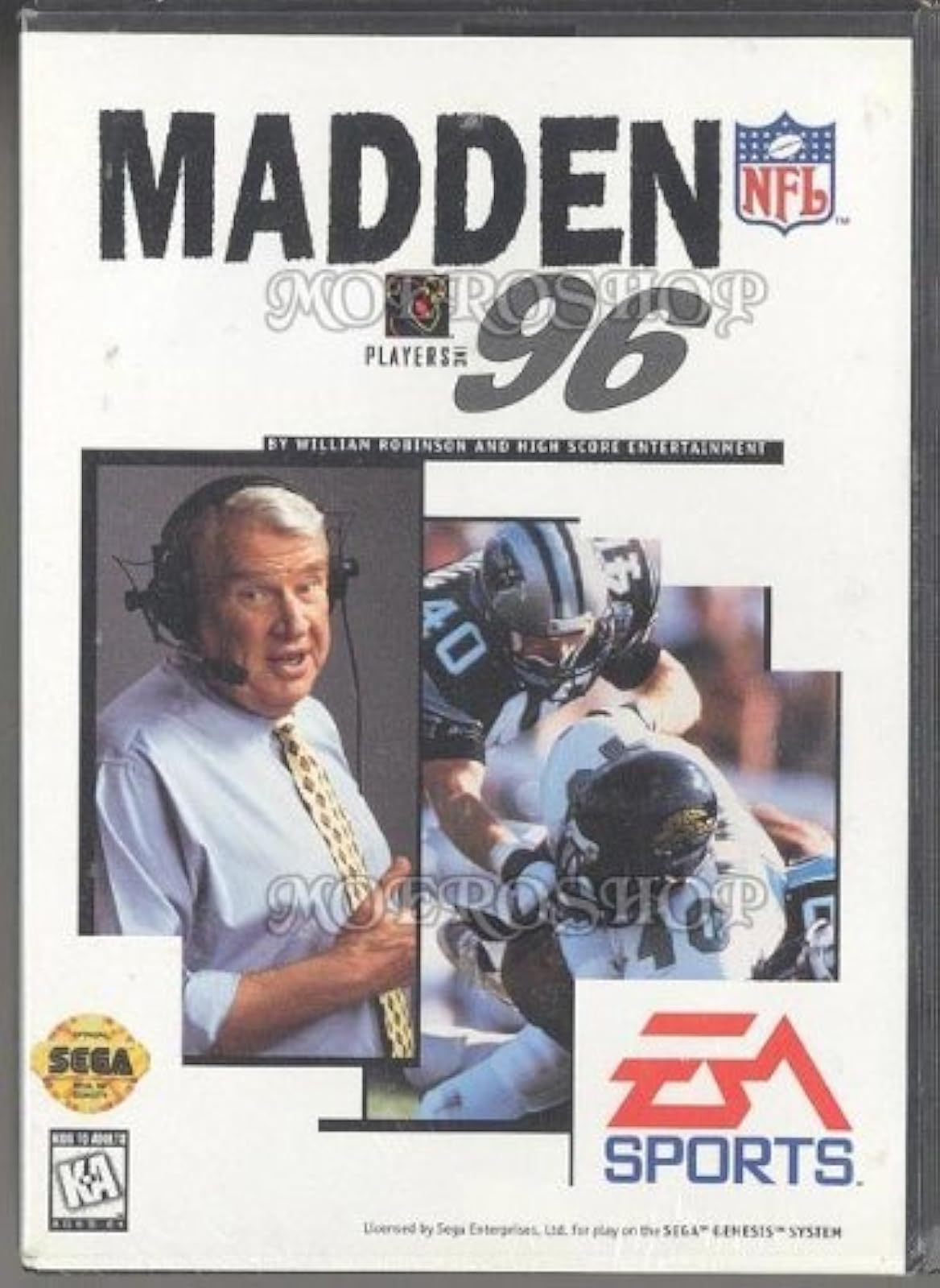 Image 0 of Madden 96 Football For Sega Genesis Vintage