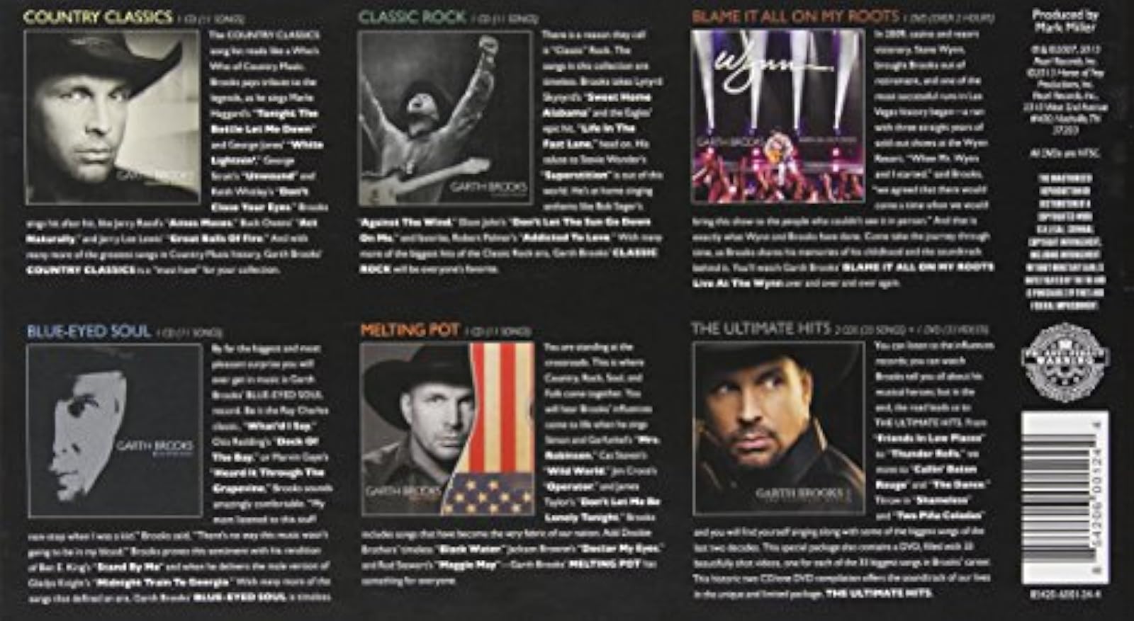 Image 2 of Blame It All On My Roots By Garth Brooks On Audio CD Album 2013