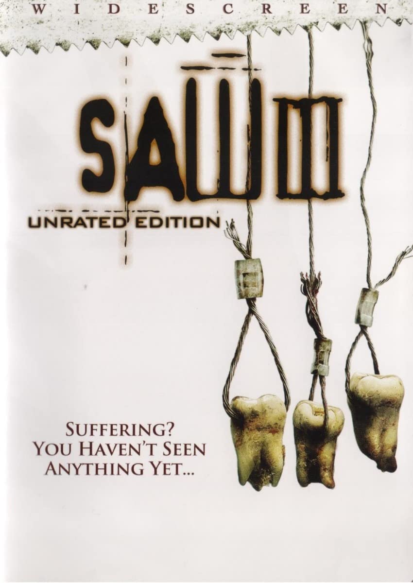 Image 0 of Saw III Unrated Edition Widescreen On DVD With Tobin Bell Shawnee