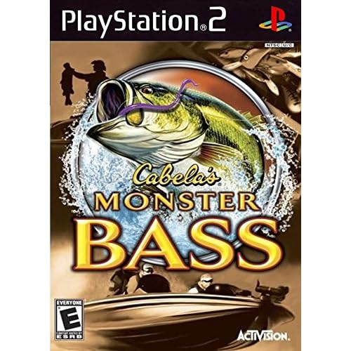 Cabela's Monster Bass For PlayStation 2 PS2 Shooter