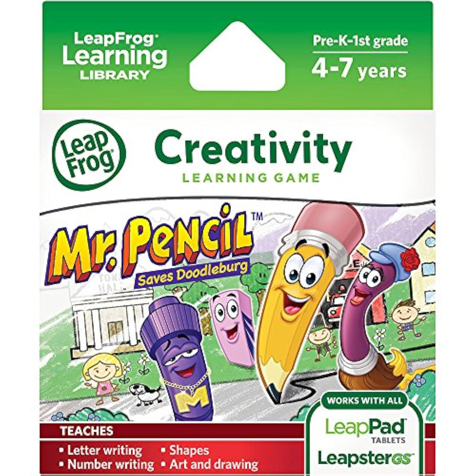 Image 0 of Leapfrog Explorer And LeapPad Learning Game: Mr Pencil Saves Doodleburg For Leap