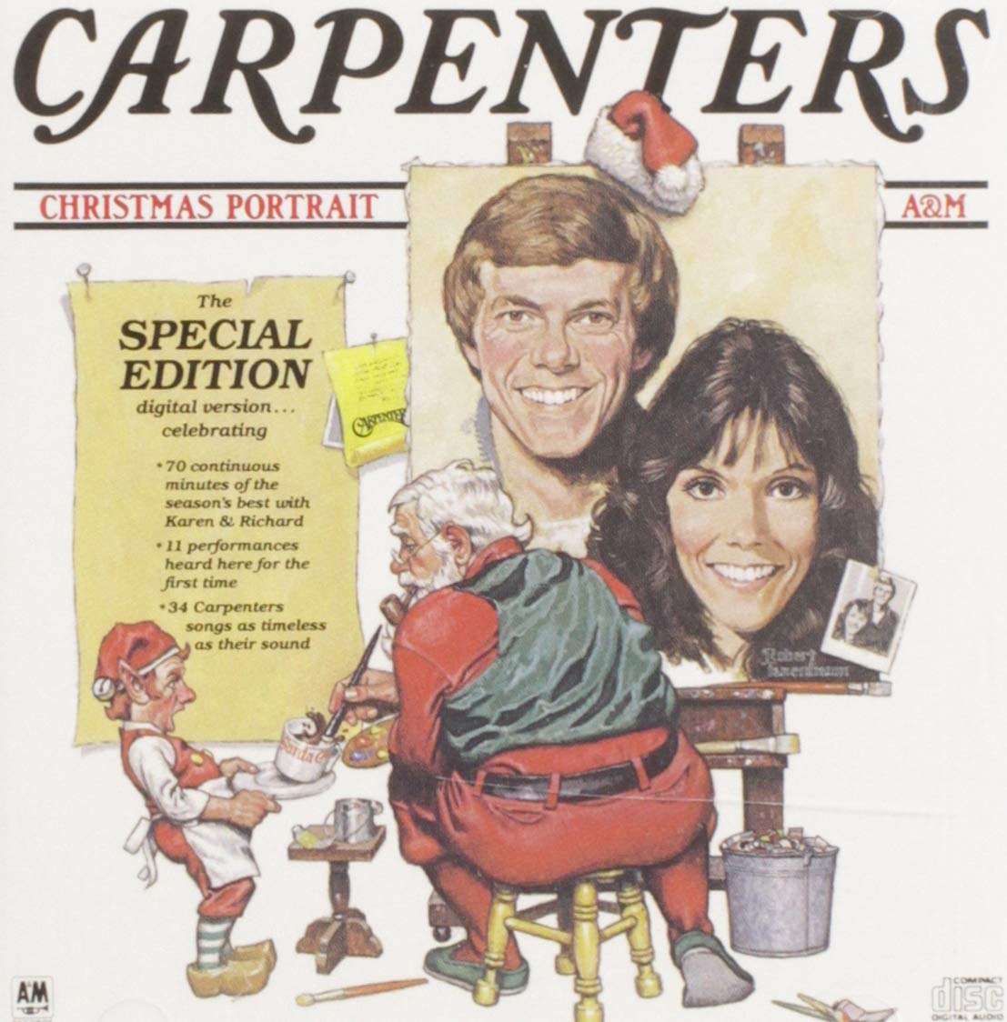 Christmas Portrait By Carpenters On Audio CD Album Black 2007