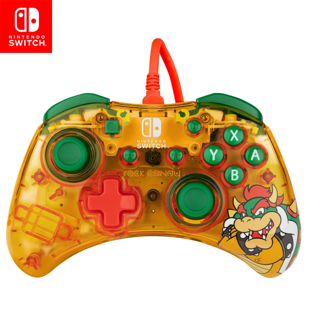 PDP Gaming Rock Candy Wired Power Pro Controller Super Mario Brothers