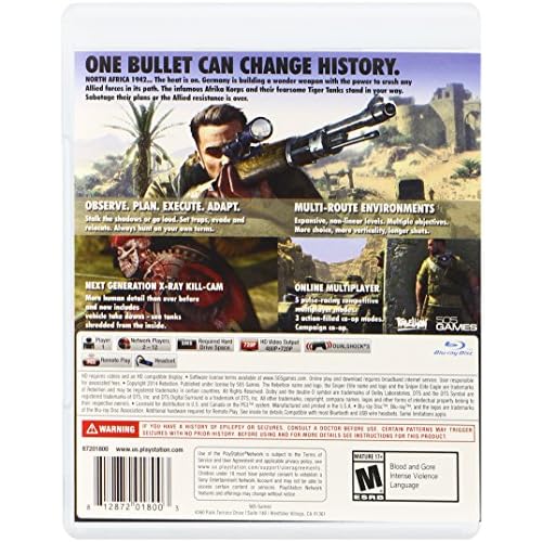 Image 2 of Sniper Elite III Standard Edition For PlayStation 3 PS3 Shooter