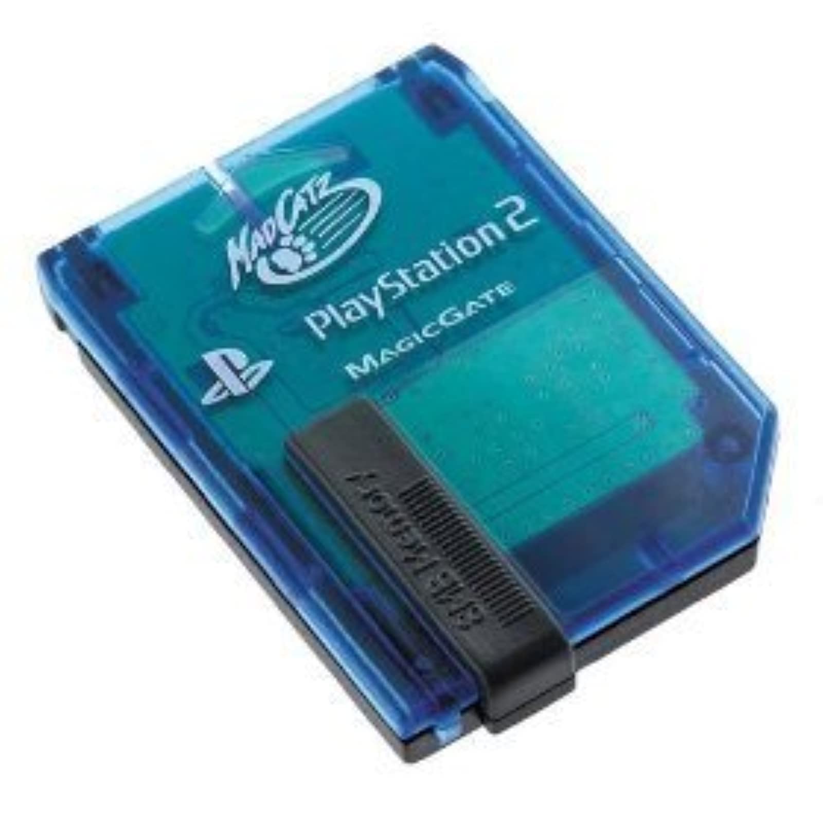8 Meg Memory Licensed By Mad Catz For PlayStation 2 PS2 Card Expansion Blue LQZ3