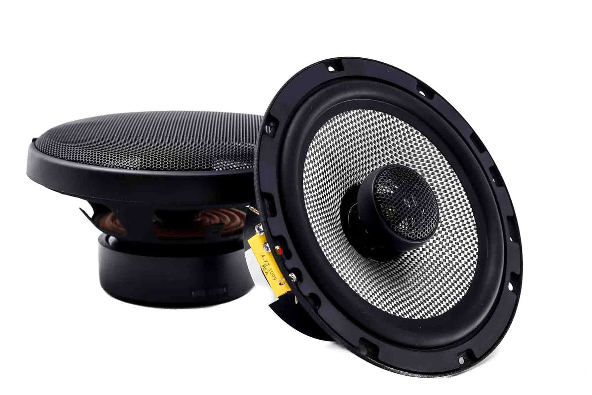American Bass 160 Watts Max 2 Way Woven Carbon/glass Fiber Cones