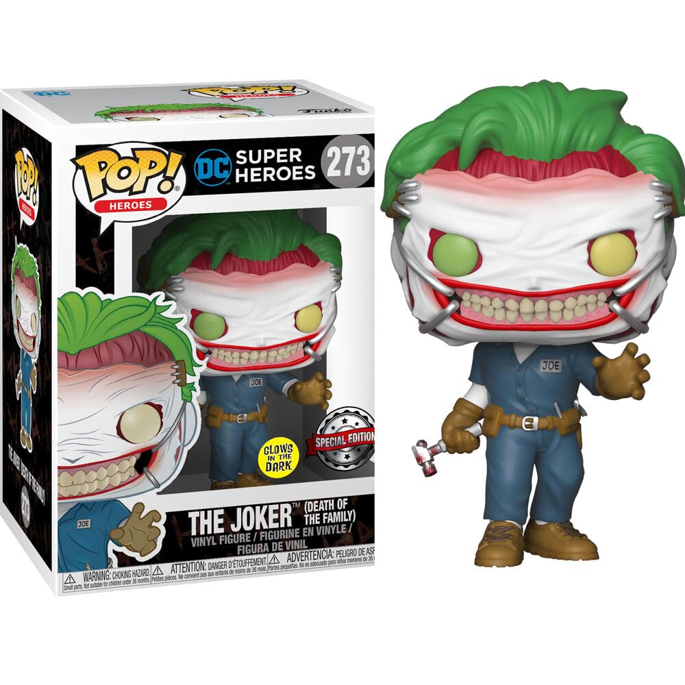 Image 0 of Funko Pop! The Joker Death Of The Family Gitd Exclusive 273 Collectible
