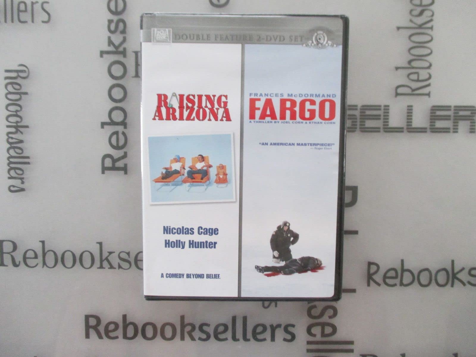 Raising Arizona / Fargo On DVD With Nicolas Cage Holly Hunter Frances
