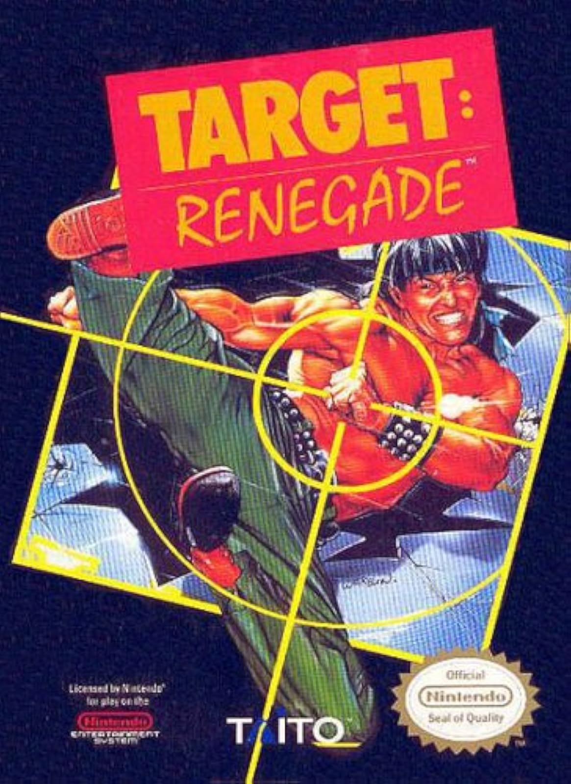Target: Renegade For Nintendo NES Vintage Action