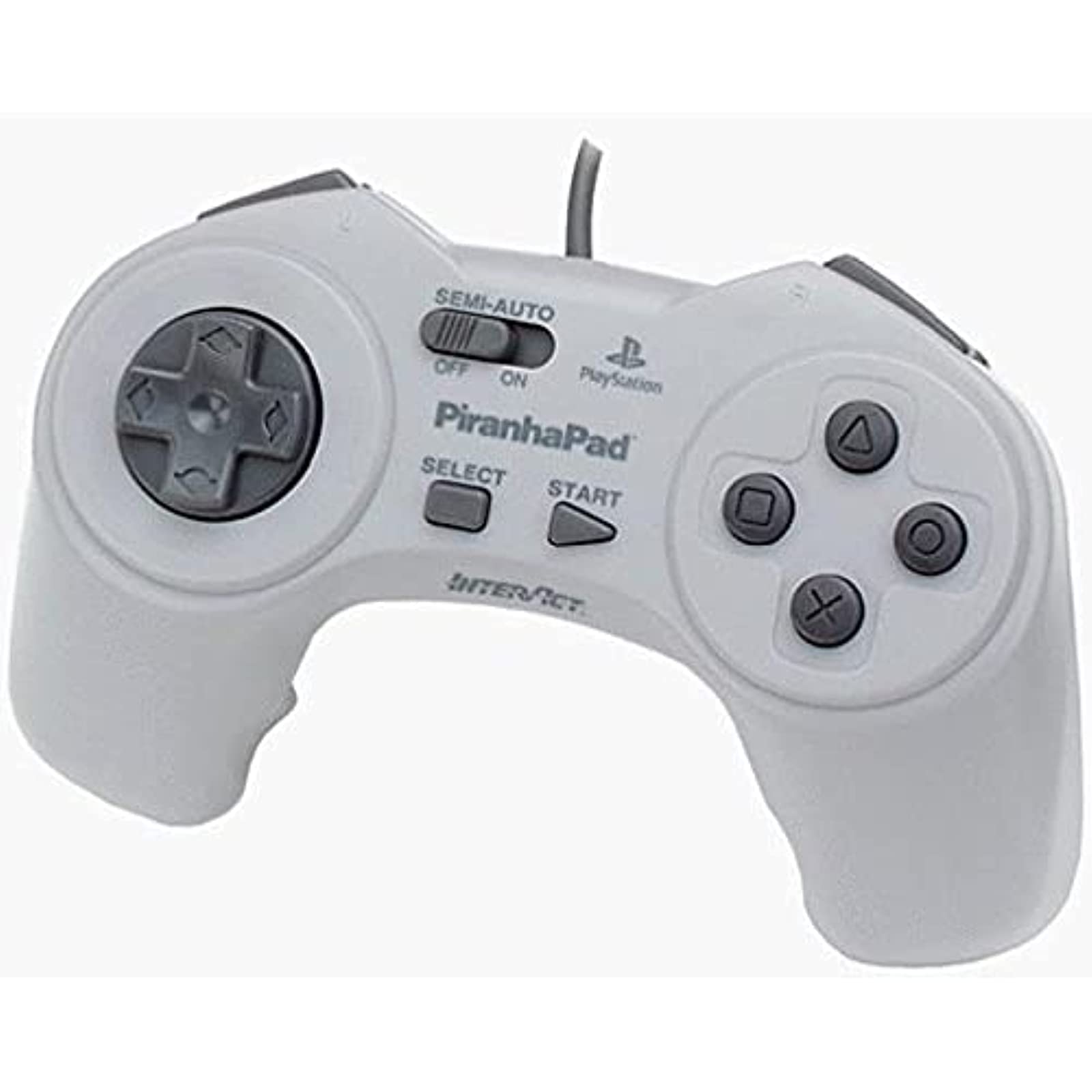 Image 0 of InterAct PiranhaPad PlayStation For PlayStation 1 PS1 Gray Gamepad