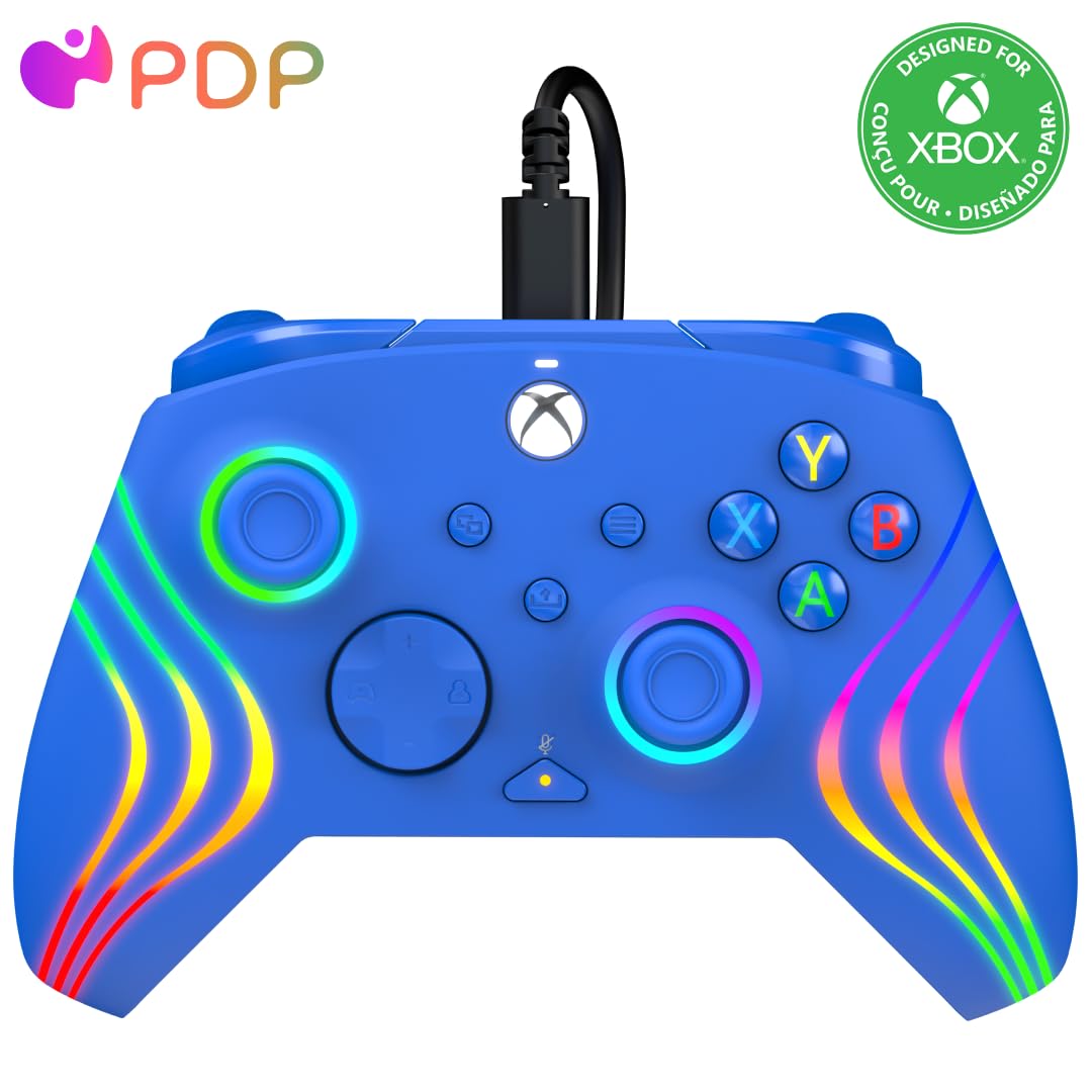 PDP Gaming Afterglow Wave Enhanced Wired Controller For Xbox Series X