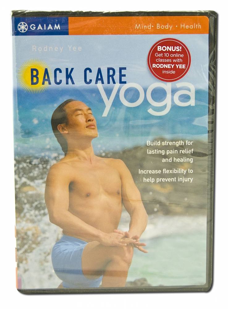 Gaiam Yoga Back Care On DVD With Rodney Yee Exercise