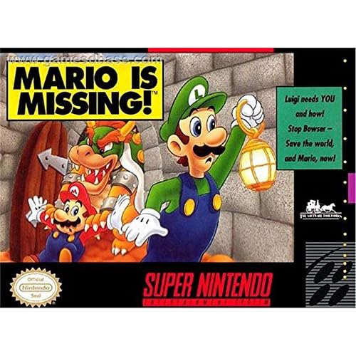 Mario Is Missing! For Super Nintendo SNES