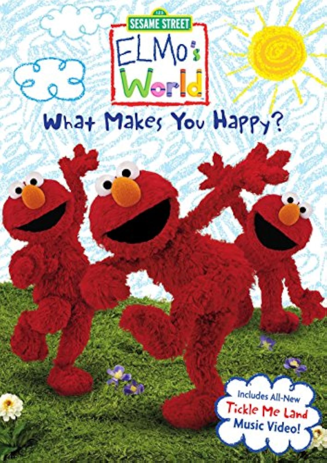 Sesame Street Elmo's World What Makes You Happy? On DVD With Kristin