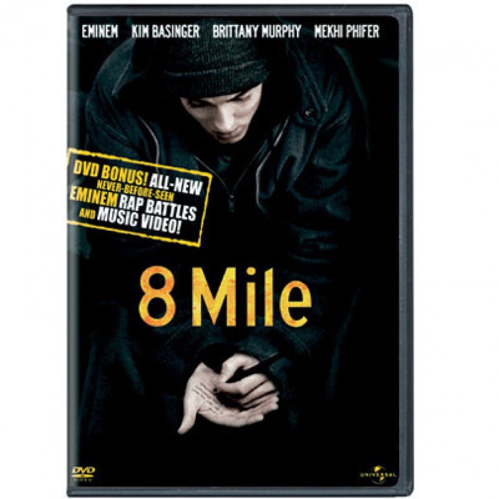 8 Mile Widescreen On DVD With Eminem Kim Basinger Brittany Murphy