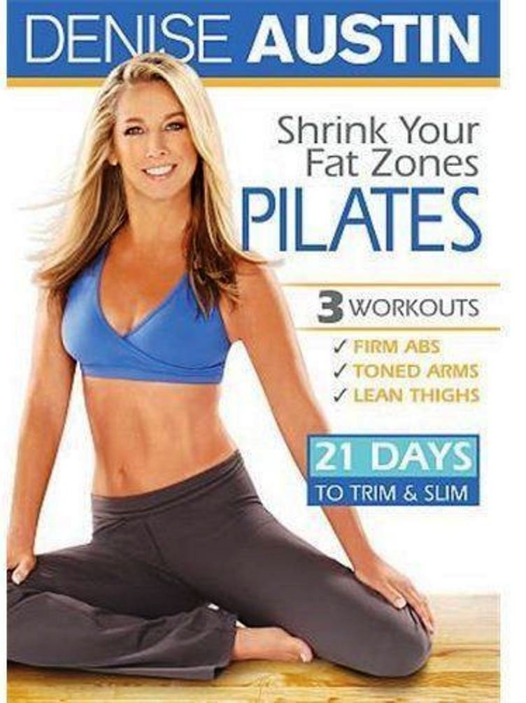 Denise Austin Shrink Your Fat Zones Pilates On DVD Exercise