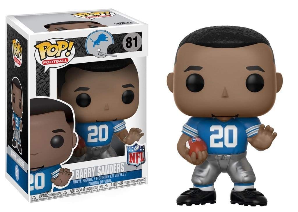 Image 0 of Funko Pop NFL: 81 Barry Sanders Lions Home Collectible Figure Football