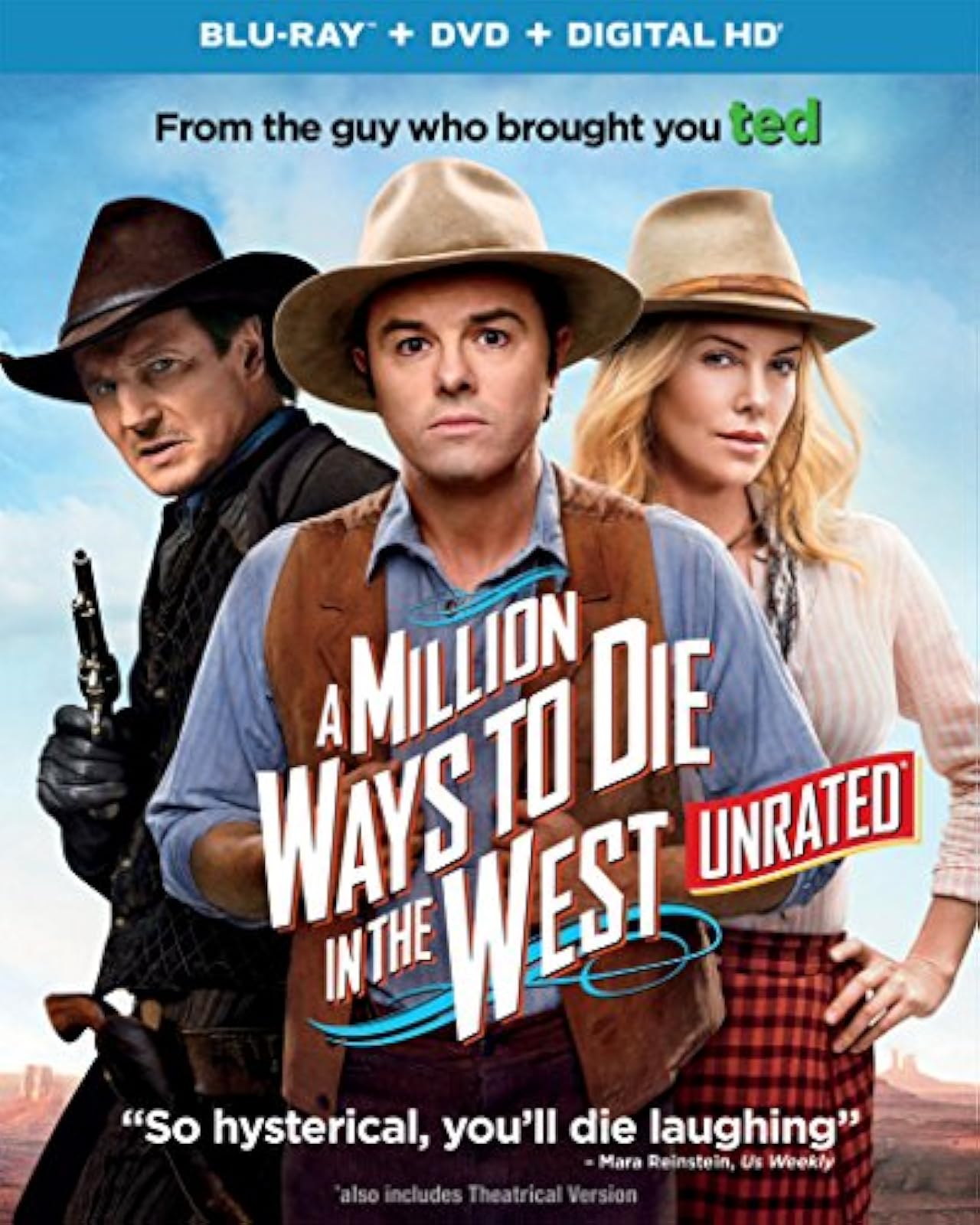 A Million Ways To Die In The West On Blu-Ray With Seth Macfarlane Comedy