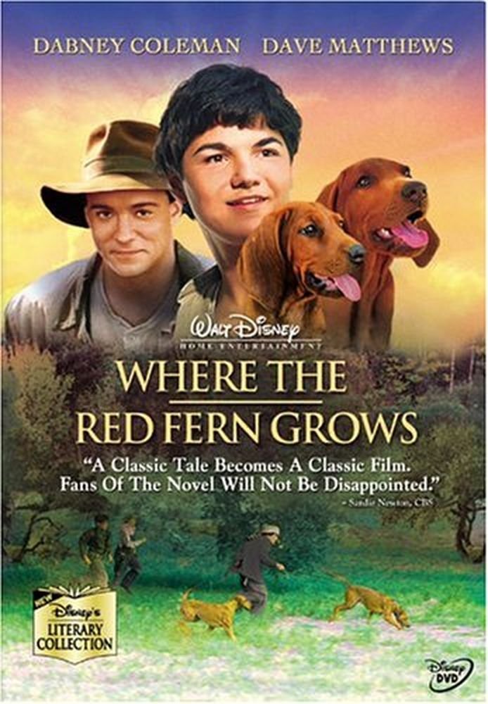 Where The Red Fern Grows On DVD With Dabney Coleman And Dave Matthews 