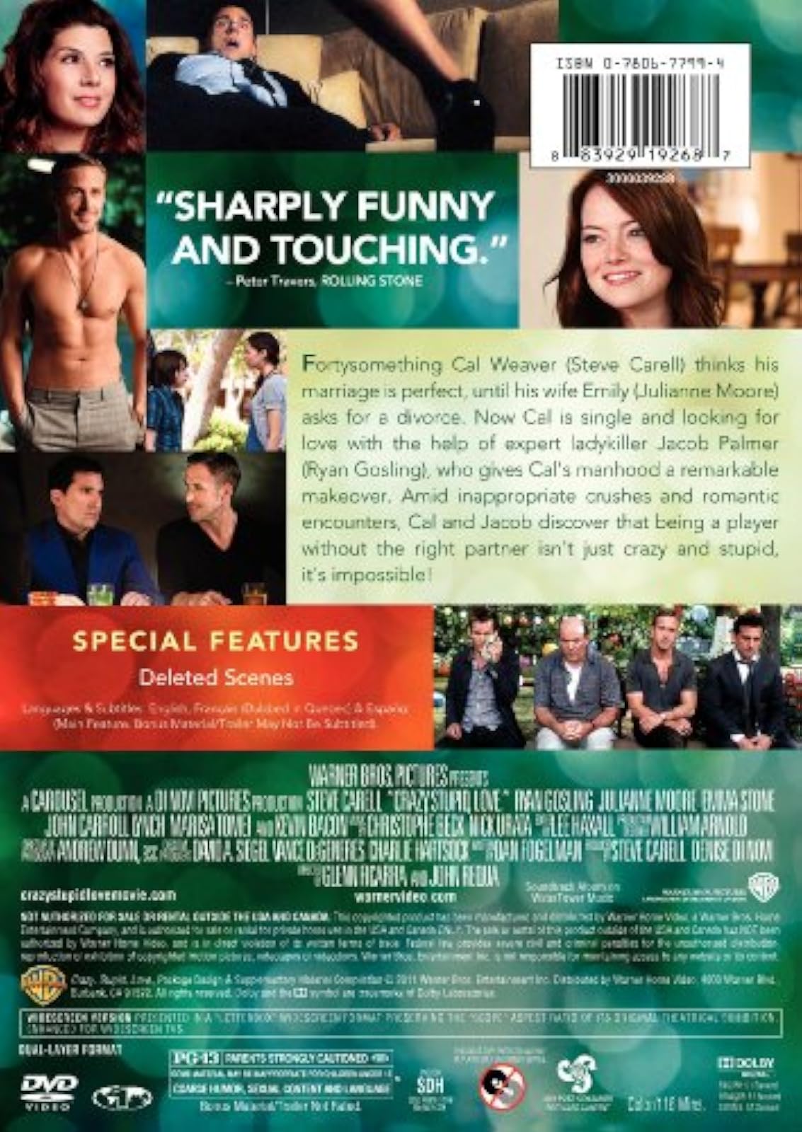 Image 1 of Crazy Stupid Love On DVD With Steve Carell Marisa Tomei Emma Stone