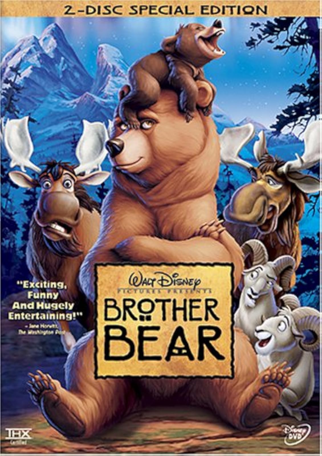 Image 0 of Brother Bear On DVD With Joaquin Phoenix Jeremy Suarez