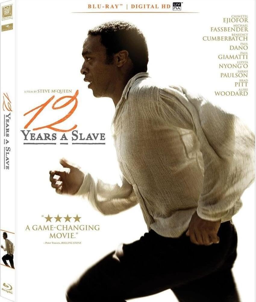 12 Years Slave Bd On Blu-Ray With Chiwetel Ejiofor Disney Drama